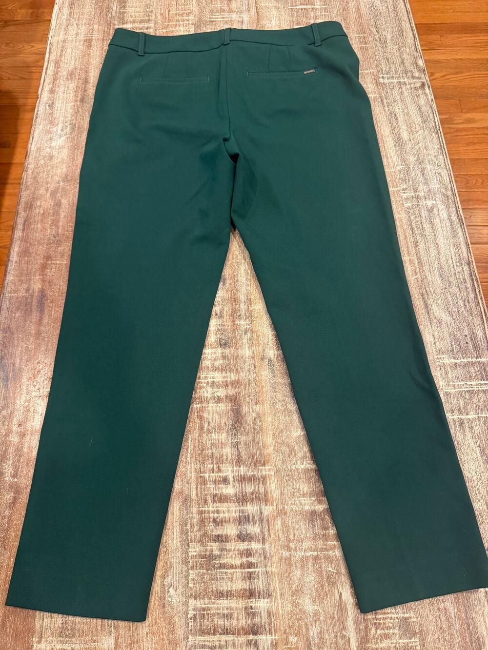 White House Black Market Slim Ankle Pants 10R Green